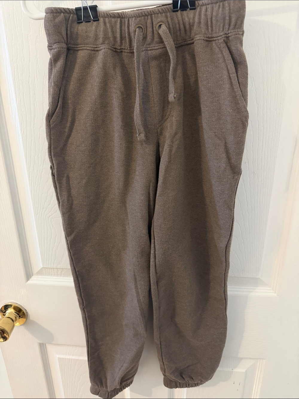 Cat & Jack Taupe Drawstring Jogger Pants